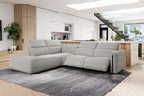 Octavia Fabric Reclining Corner Sectional Cloud Sofa