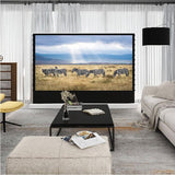 VIVIDSTORM S White Cinema Motorized Tension Floor Rising Projector screen– Classic Version