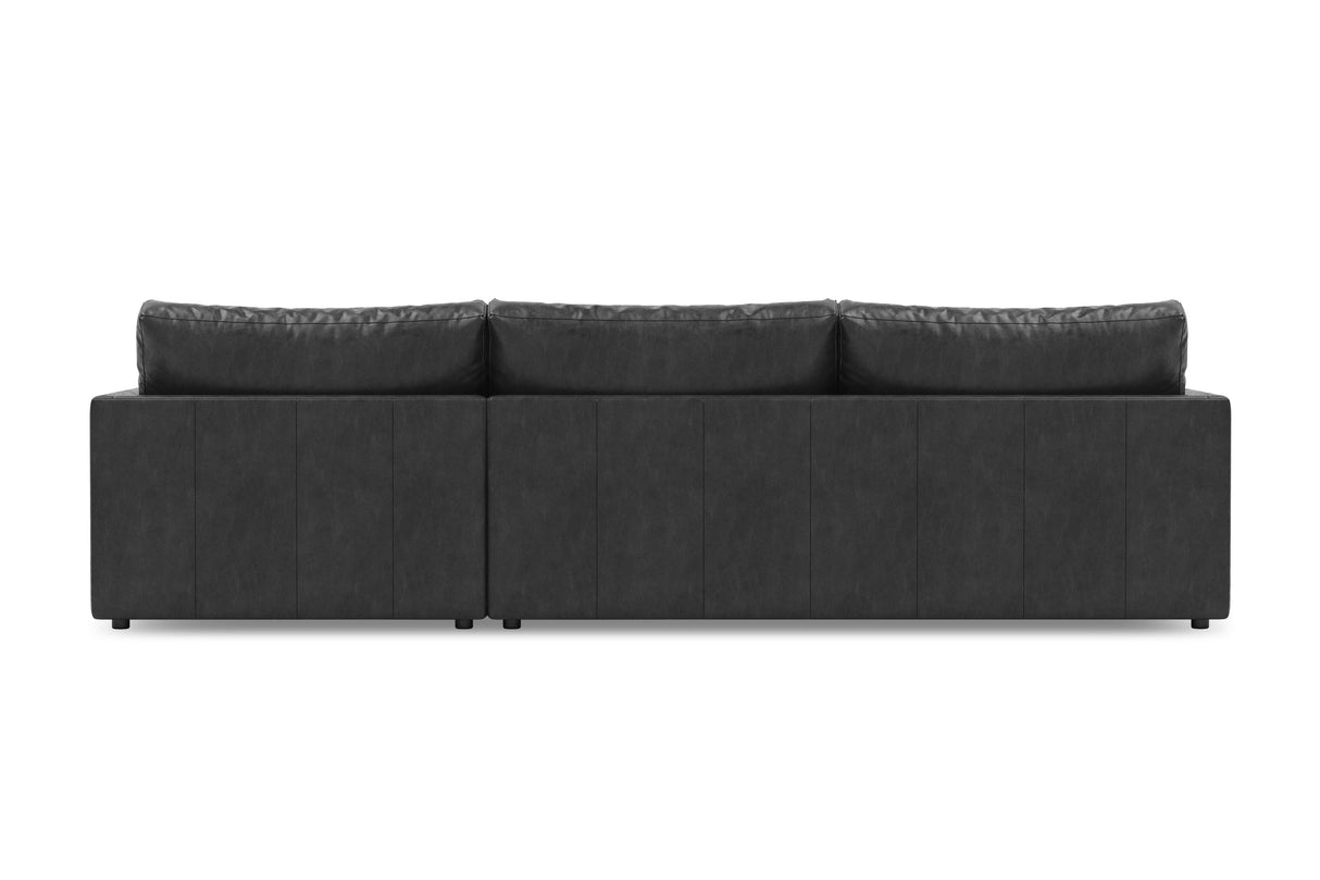 Serena Leather Sectional Sofa
