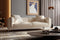 Valencia Zadar Leather Wide Seats Sofa, Beige