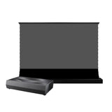 BUNDLE Optoma CinemaX D2 4K HDR UST 3D Laser Projector &VIVIDSTORM S PRO Electric Tension Floor Screen