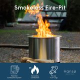 Smokeless Pergola Fire Pit with Ash Shovel