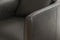 Valencia Riley Leather Swivel Accent Chair, Black