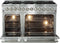 FORNO Appliance Package - 48" Dual Fuel Range, Dishwasher, 48" Refrigerator, AP-FFSGS6156-48-11