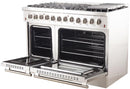 FORNO Appliance Package - 48" Dual Fuel Range, Dishwasher, 48" Refrigerator, Microwave Drawer, AP-FFSGS6156-48-12