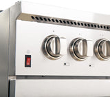 FORNO Appliance Package - 48" Dual Fuel Range, 48" Range Hood, 48" Refrigerator, AP-FFSGS6156-48-10