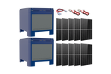 KING KONG 2 48V 124kWh Lithium Battery 2x Kit with 3.3kW Solar Panel