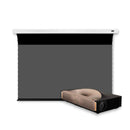 BUNDLE Hisense L9Q Triple Laser Ultra Short Throw Projector & VIVIDSTORM PRO Slimline Motorized Tension UST ALR Projector Screen