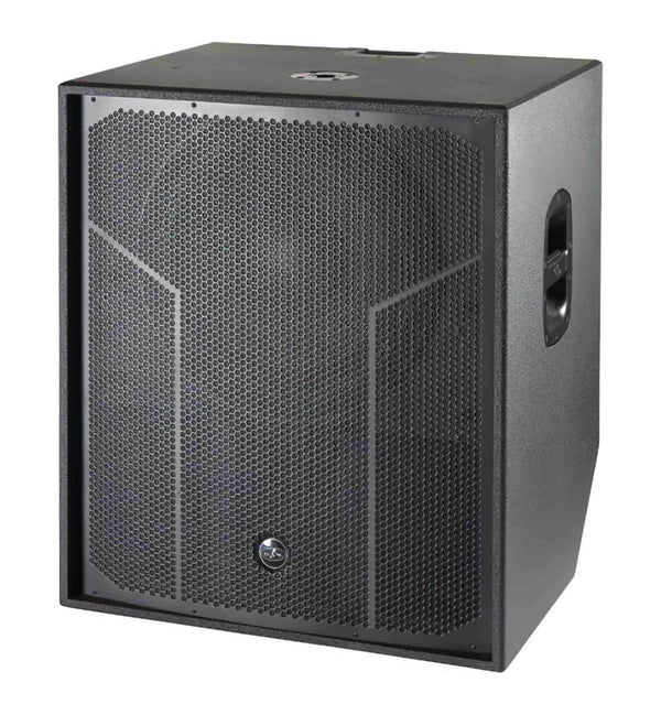 DAS Audio ACTION-S118A-115, 18-Inch 3200W Powered Horn-Loaded Subwoofer System with DSP - Black