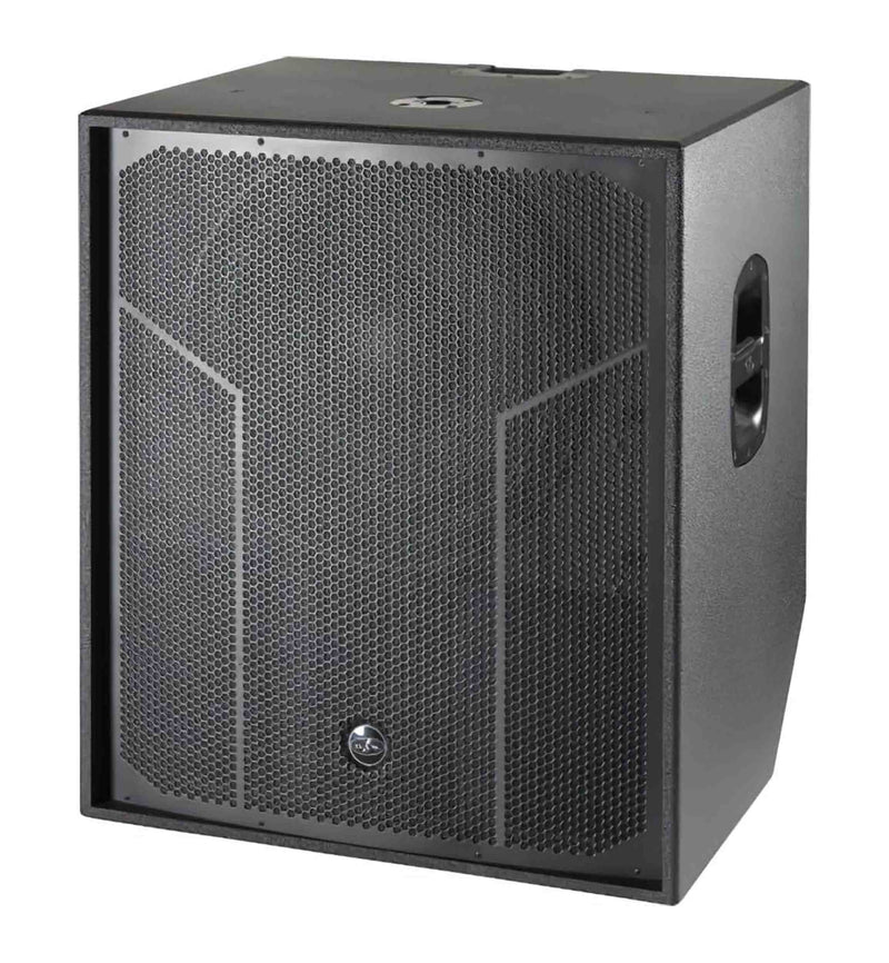 DAS Audio ACTION-S118A-115, 18-Inch 3200W Powered Horn-Loaded Subwoofer System with DSP - Black