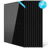 370W Mono Black PERC Solar Panel UL 61730