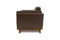 Valencia Artisan Top Grain Leather Loveseat Sofa, Chocolate