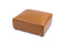 Valencia Nathan Full Aniline Leather Ottoman, Caramel Brown