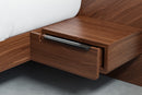 Valencia Ava Wood King Bed, Walnut Stain