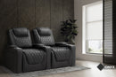Valencia 2025 New Oslo Luxury Home Theater Seating Row of 2, Onyx