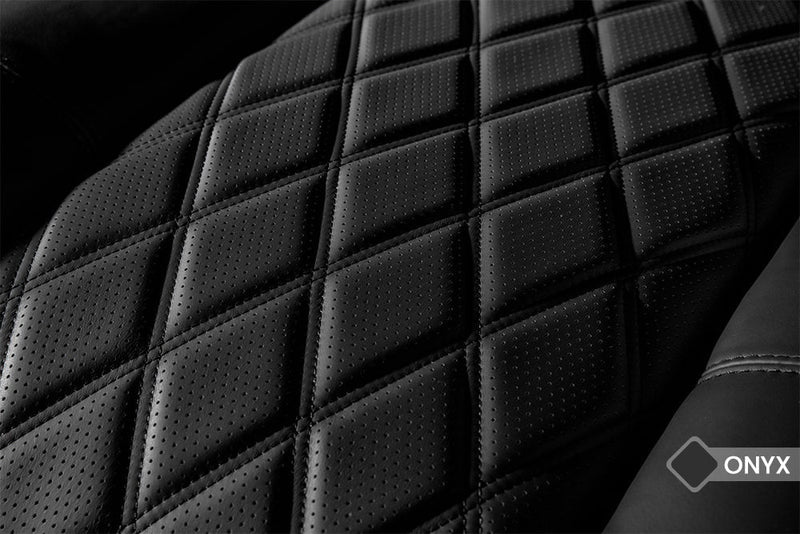 Valencia 2025 New Tuscany Ultimate Luxury Heat & Ventilation Leather Home Theater Seating Row of 2, Onyx