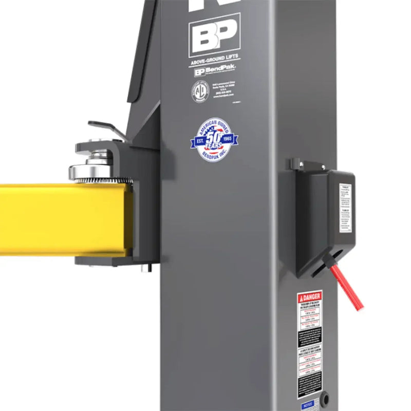 BendPak Car Lift 12APX-192 12,000-lb. Capacity 2 Post High-Rise Car Lift - Extended Height