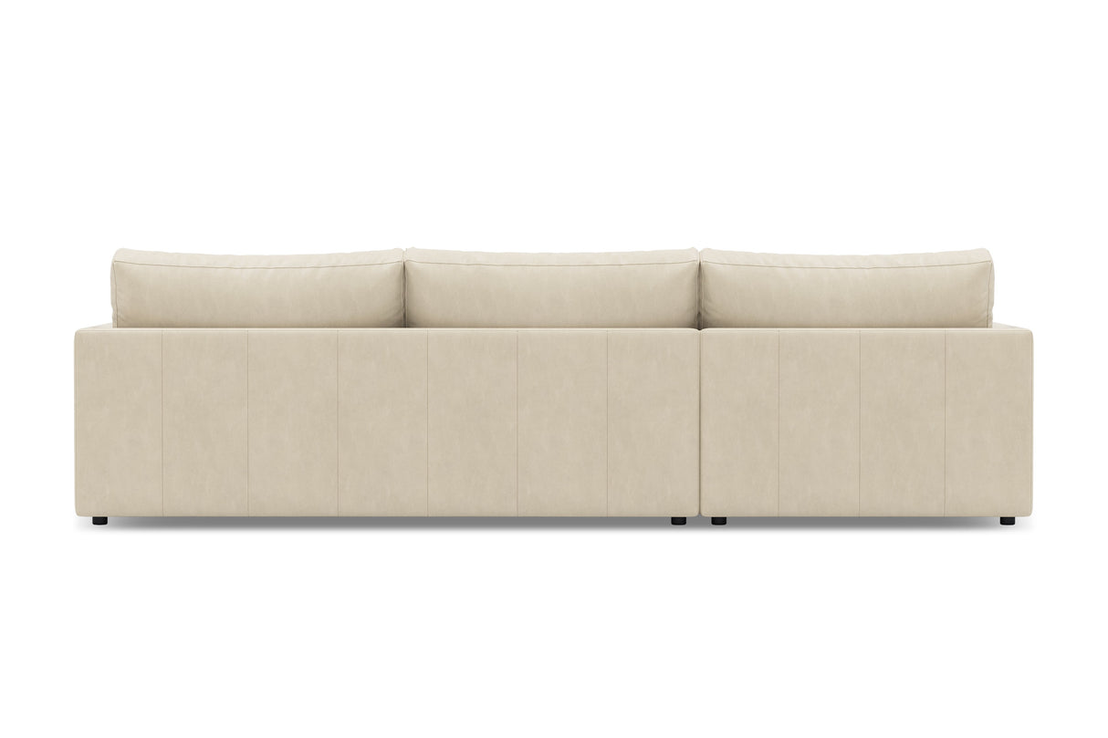 Serena Leather Sectional Sofa
