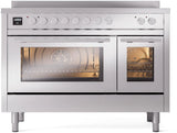 ILVE Professional Plus II 48-Inch Induction Range in Stainless Steel (UPI486WMPSS)
