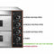 3KW Premium Electric Commercial Stainless Steel Double Deck Pizza Oven (98620571)