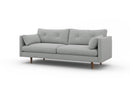 Valencia Riga Modern Fabric Sofa, Grey