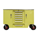 4.5ft Heavy Duty Mobile Workbench with 7 Drawers & 2 Cabinets