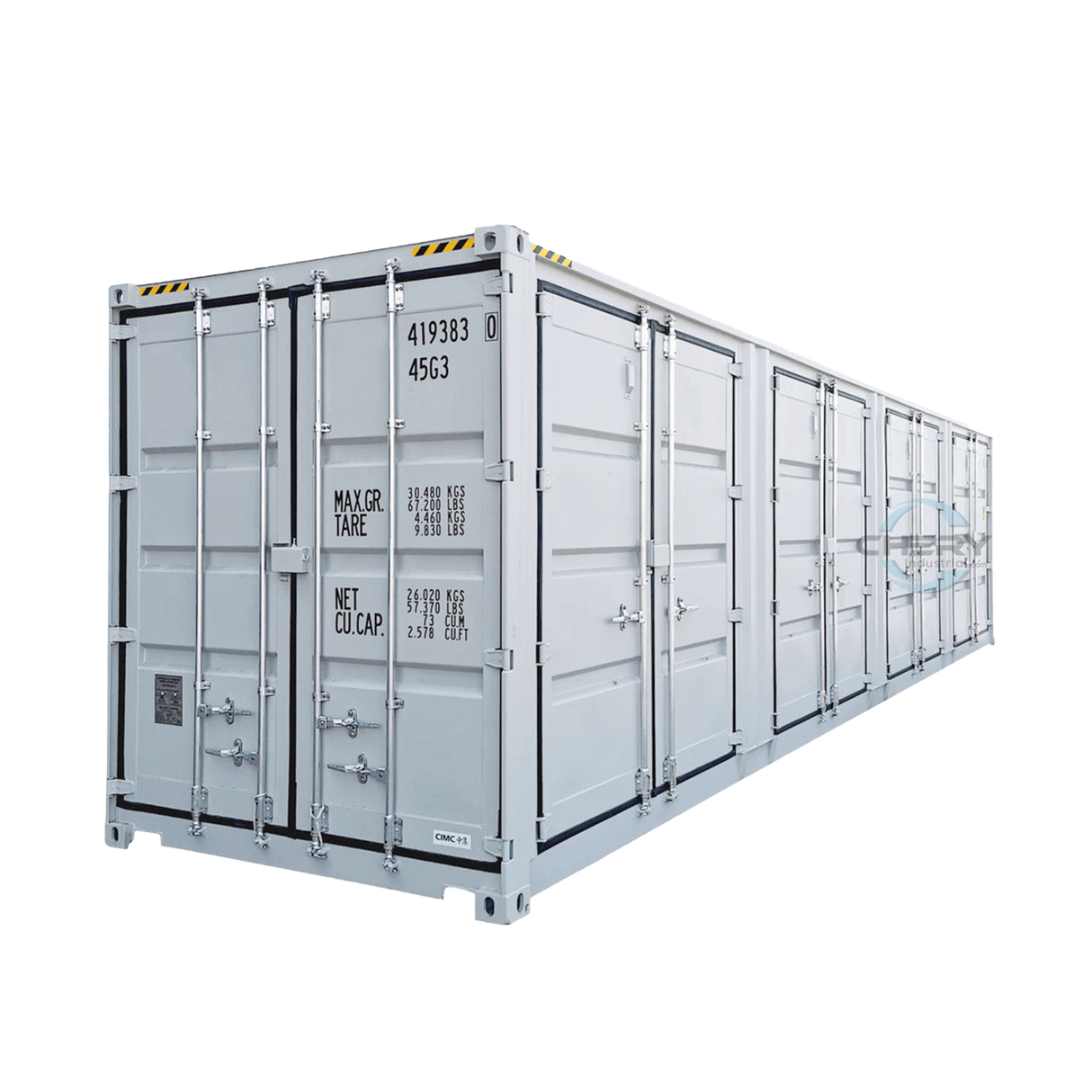40ft High Cube Container with 4 Side Doors