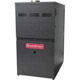 Goodman 3.0 Ton 14.3 SEER2 Central Air Conditioner, 80% AFUE 80K BTU Gas Furnace and Evaporator Coil