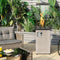 41,000 BTU Outdoor Propane Gas Patio Heater W/ Lockable Wheels (98052550)