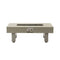 42" 50K BTU Iron Liquid Propane Fire Pit Table With Glass Stones (SAK63845)