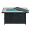 42" Rectangular Outdoor Propane Gas Fire Pit