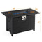 43" 50,000 BTU Outdoor Patio Propane Gas Fire Pit Table (91486067)