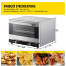 Heavy Duty Commercial Stainless Steel Countertop Convection Toaster Oven (SAK51683)