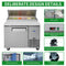 44" Commercial Pizza Prep Table With Built-In 11 Cu.Ft. Refrigerator (SAK09621)