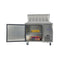 44" Commercial Pizza Prep Table With Built-In 11 Cu.Ft. Refrigerator (SAK09621)