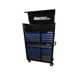 Pro Series | Loaded 45" 19-Drawer Rolling Tool Box | Black and Blue