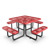 46" Square Picnic Table With Umbrella Hole