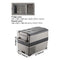 47.5QT Mini Portable Compact 12V Car Refrigerator Freezer Cooler, 45L (SAK68145)