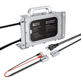 48V (57.6V) Waterproof LiFePO4 Charger | 20A / 25A,  100-240V AC, 8-in-1 Protection, Fan-Cooled