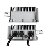 48V (57.6V) Waterproof LiFePO4 Charger | 20A / 25A,  100-240V AC, 8-in-1 Protection, Fan-Cooled