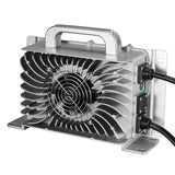 48V (57.6V) Waterproof LiFePO4 Charger | 20A / 25A,  100-240V AC, 8-in-1 Protection, Fan-Cooled