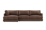 Serena Leather Sectional Sofa