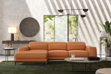 Valletta Leather Sectional Sofa