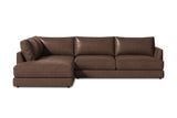 Serena Leather Sectional Sofa