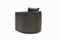 Valencia Riley Leather Swivel Accent Chair, Black