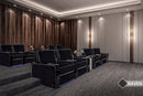 Valencia Naples Elegance Home Theater Seating Row of 2, Raven