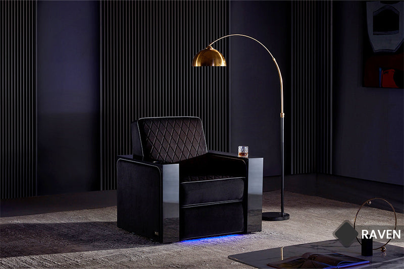 Valencia D-BOX Habtic+ Leather Home Theater Seating Naples Prestige