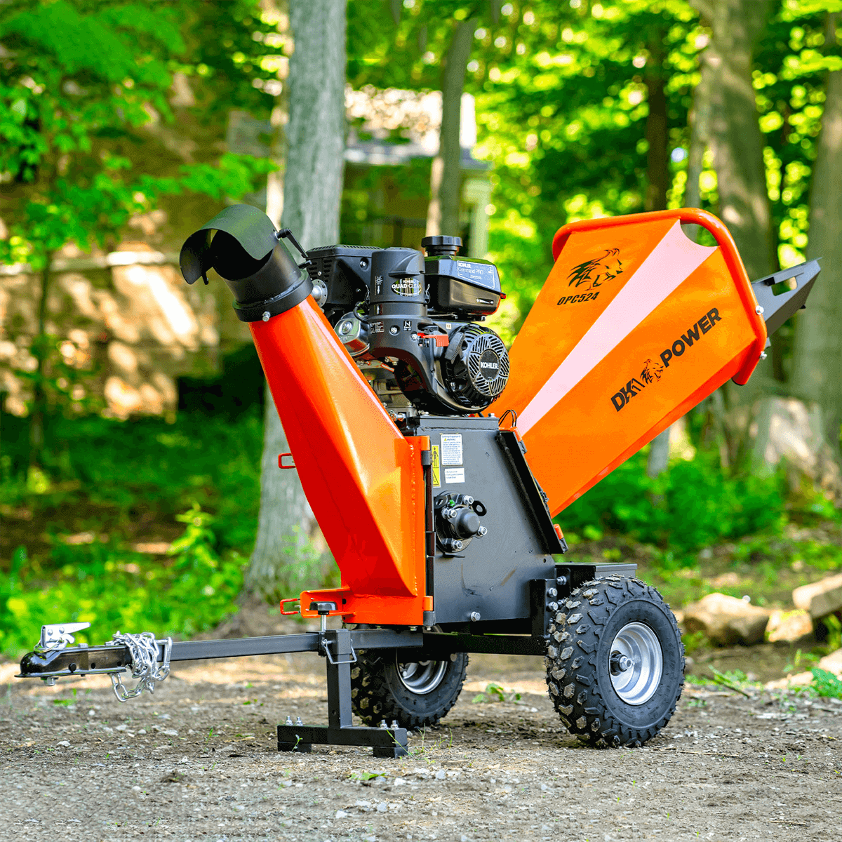 4" 7 HP 208cc Kinetic Drum Chipper