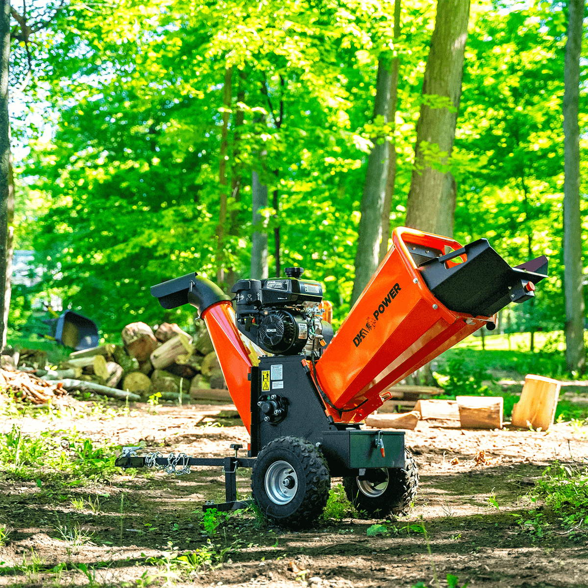 4" 7 HP 208cc Kinetic Drum Chipper