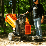 4" 7 HP 208cc Kinetic Drum Chipper